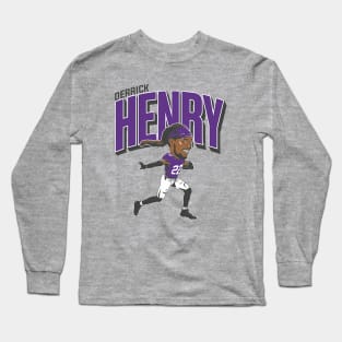 Derrick Henry Baltimore Caricature Long Sleeve T-Shirt